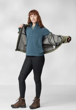 FJÄLLRÄVEN Abisko Lite Half Zip - Fleece Trui - Indigo Blue