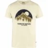 FJÄLLRÄVEN Nature- T-Shirt Print - Chalk White