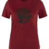 FJÄLLRÄVEN Abisko - T-Shirt Print - Pomegranate Red Darknavy