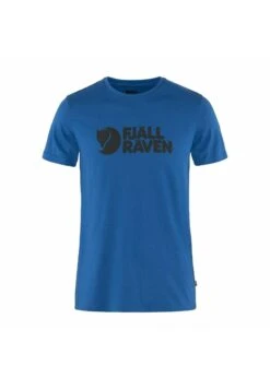FJÄLLRÄVEN Logo Tee - T-Shirt Print - Blue