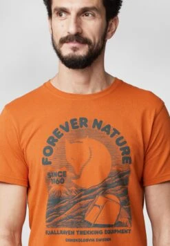FJÄLLRÄVEN Equipment - T-Shirt Print - Sunset Orange -Fjällräven 6a05c36574274369ab3ecef103570174