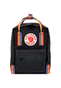 FJÄLLRÄVEN Kanken Rainbow Mini City- Rugzak - Black/Rainbow
