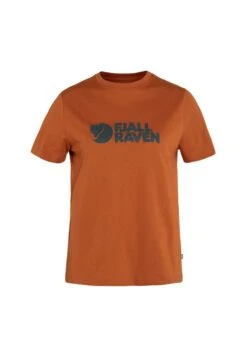 FJÄLLRÄVEN Logo - T-Shirt Print - Braun