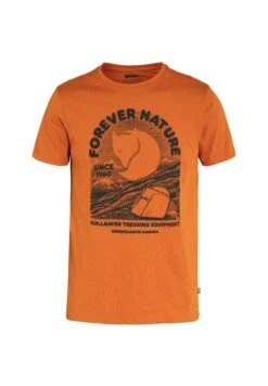 FJÄLLRÄVEN Equipment - T-Shirt Print - Sunset Orange -Fjällräven 87115fe8985041f091e00aefa2da47ea