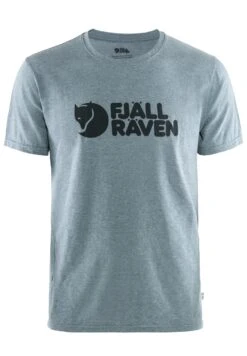 FJÄLLRÄVEN Logo - Sport T-Shirt - Blau (296)