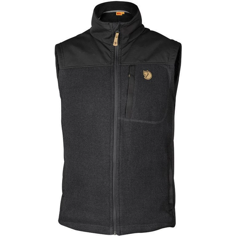 FJÄLLRÄVEN Fjällräven Buck Fleece Vest - Graphite/black 1 FJÄLLRÄVEN Fjällräven Buck Fleece Vest - Graphite/black