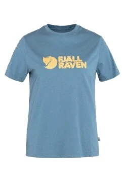 FJÄLLRÄVEN Logo- T-Shirt Print - Blau