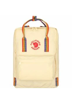 FJÄLLRÄVEN Kanken Rainbow 38 Cm - Rugzak - Light Oak Rainbow Pattern
