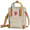 FJÄLLRÄVEN Kanken Rainbow Sling Unisex - Rugzak - Light Oak-Rainbow Pattern