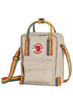 FJÄLLRÄVEN Kanken Rainbow Sling Unisex - Rugzak - Light Oak-Rainbow Pattern