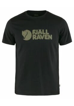 FJÄLLRÄVEN Logo - Sport T-Shirt - Schwarz