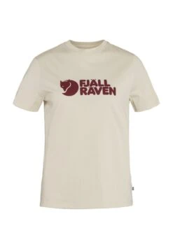 FJÄLLRÄVEN Logo Tee Bekleidung - T-Shirt Print - Chalk White
