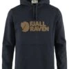 FJÄLLRÄVEN Logo- Hoodie - Dark Navy
