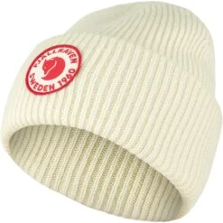 FJÄLLRÄVEN Fjällräven 1960 Logo Gebreide Muts - Chalk White