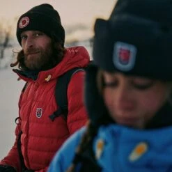 FJÄLLRÄVEN Fjällräven 1960 Logo Gebreide Muts - Chalk White -Fjällräven fjaellraeven 1960 logo hat grey 7 1463649