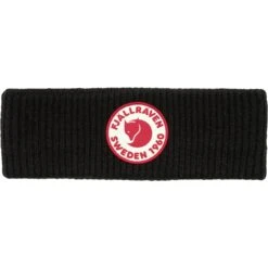 FJÄLLRÄVEN Fjällräven 1960 Logo Hoofdband - Black -Fjällräven fjaellraeven 1960 logo headband black 3 1254022