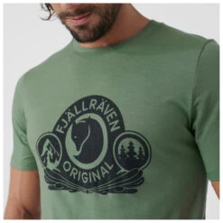 FJÄLLRÄVEN Abisko Wool Classic S/S - Merinoshirt -Fjällräven fjaellraeven abisko wool classic s s merinoshirt detail 5