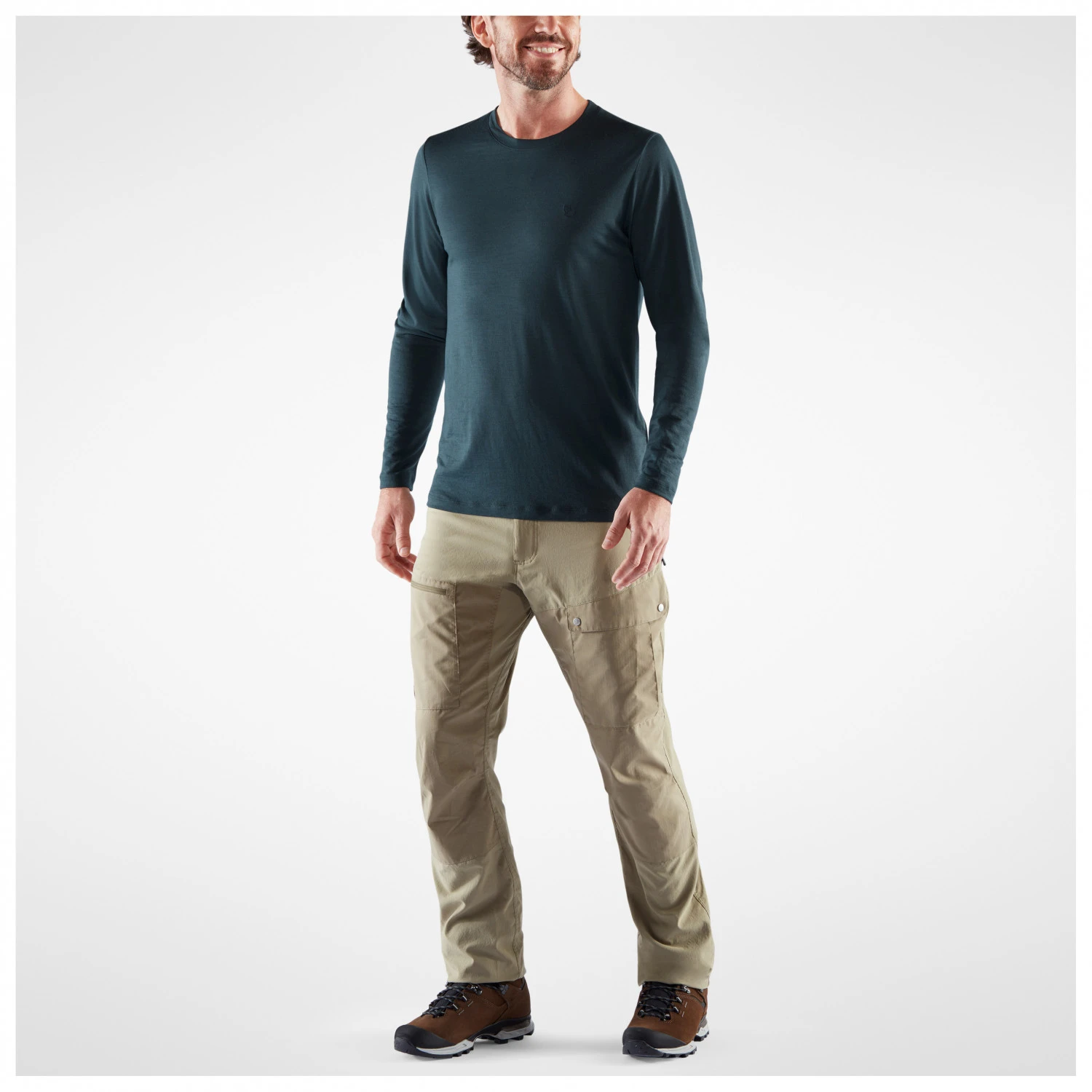 FJÄLLRÄVEN Abisko Wool L/S - Longsleeve 4 FJÄLLRÄVEN Abisko Wool L/S - Longsleeve - Afbeelding 4