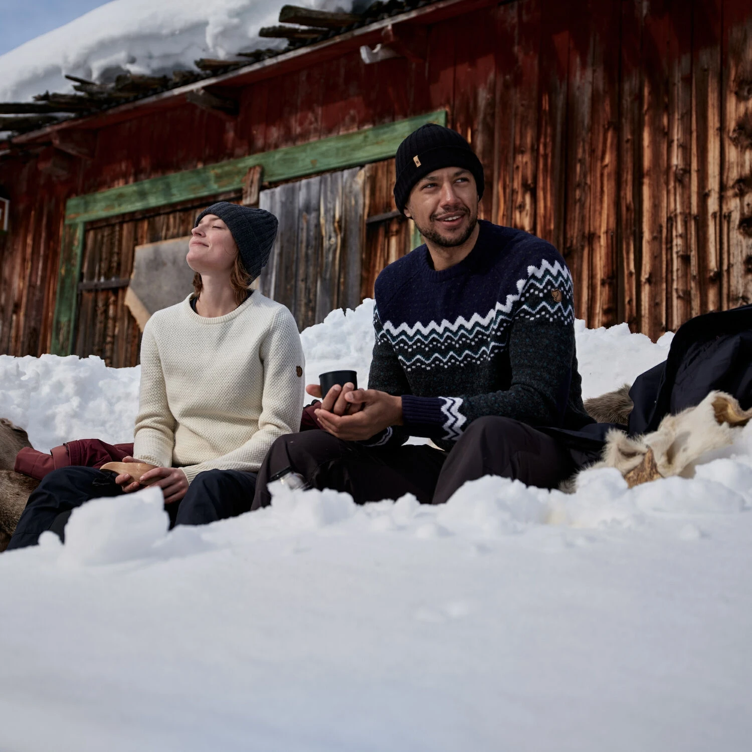 FJÄLLRÄVEN Fjällräven Byron Thin Gebreide Muts - Patina Green 8 FJÄLLRÄVEN Fjällräven Byron Thin Gebreide Muts - Patina Green - Afbeelding 8