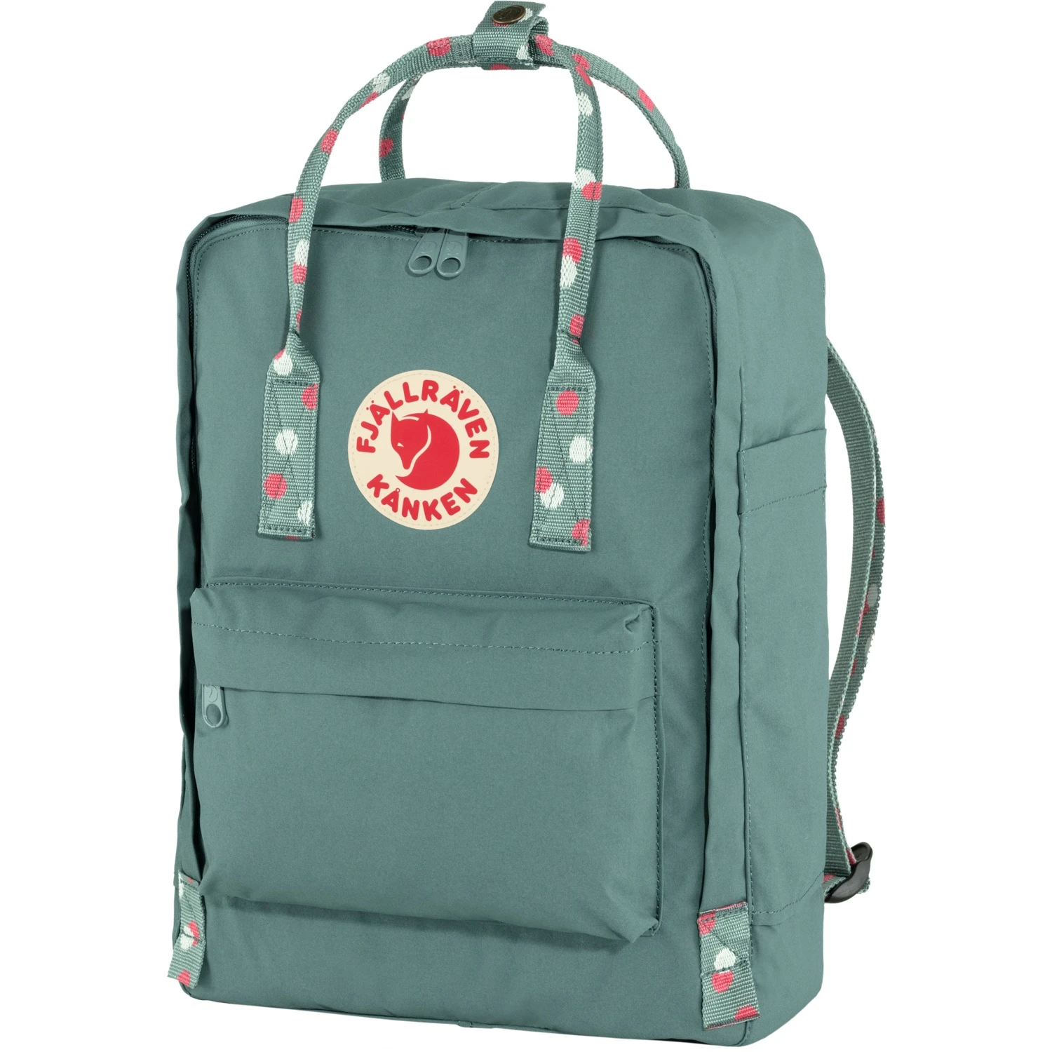 FJÄLLRÄVEN Fjällräven Kånken Rugzak - Frost Green/confetti Pattern 1 FJÄLLRÄVEN Fjällräven Kånken Rugzak - Frost Green/confetti Pattern