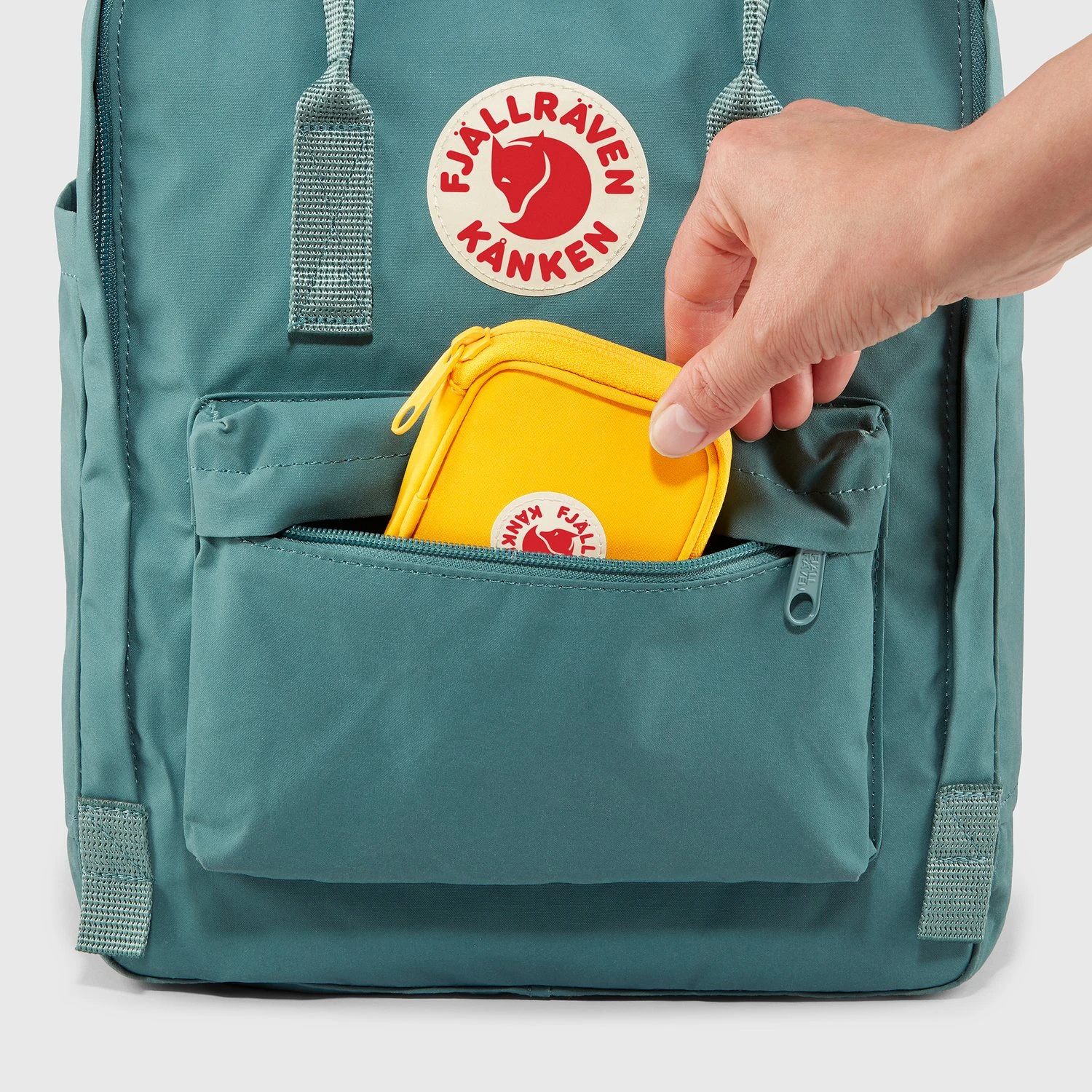 FJÄLLRÄVEN Fjällräven Kanken Card Portemonnee - Sky Blue 5 FJÄLLRÄVEN Fjällräven Kanken Card Portemonnee - Sky Blue - Afbeelding 5