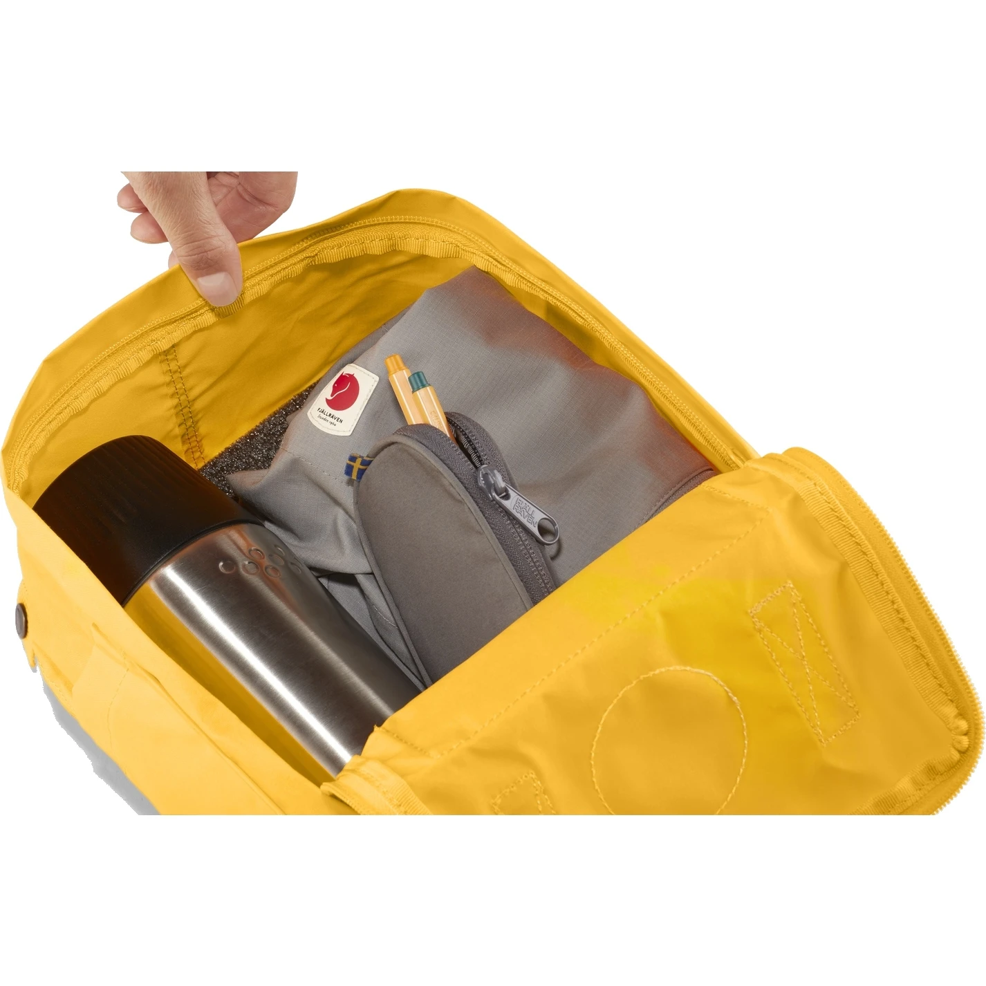 FJÄLLRÄVEN Fjällräven Kånken Mini Rugzak - Foliage Green-peach Sand 7 FJÄLLRÄVEN Fjällräven Kånken Mini Rugzak - Foliage Green-peach Sand - Afbeelding 7