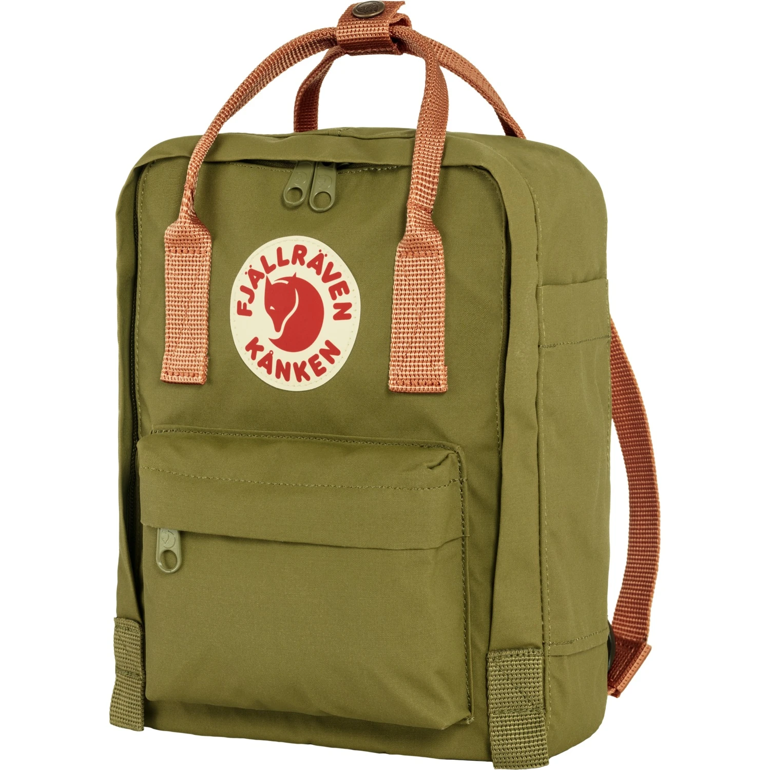 FJÄLLRÄVEN Fjällräven Kånken Mini Rugzak - Foliage Green-peach Sand 1 FJÄLLRÄVEN Fjällräven Kånken Mini Rugzak - Foliage Green-peach Sand