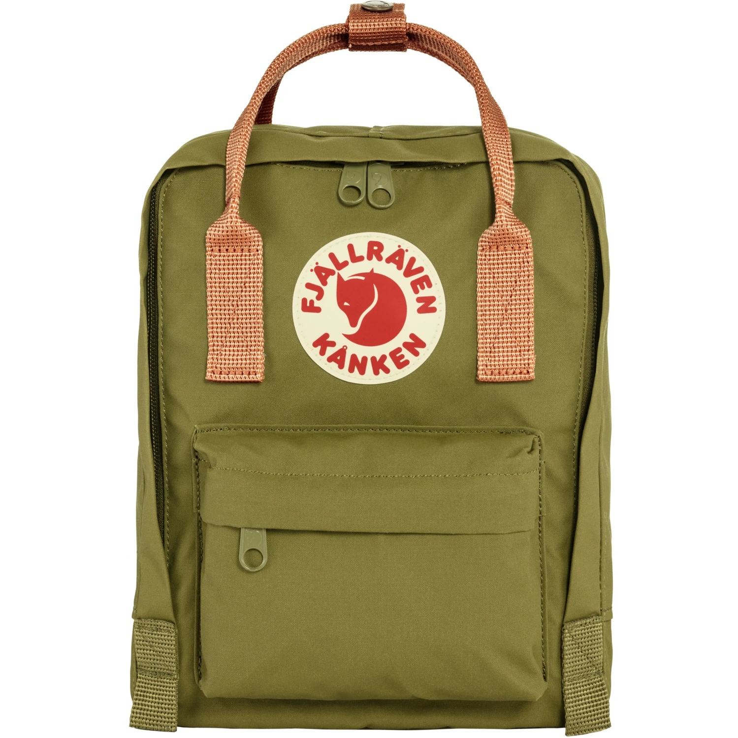 FJÄLLRÄVEN Fjällräven Kånken Mini Rugzak - Foliage Green-peach Sand 3 FJÄLLRÄVEN Fjällräven Kånken Mini Rugzak - Foliage Green-peach Sand - Afbeelding 3