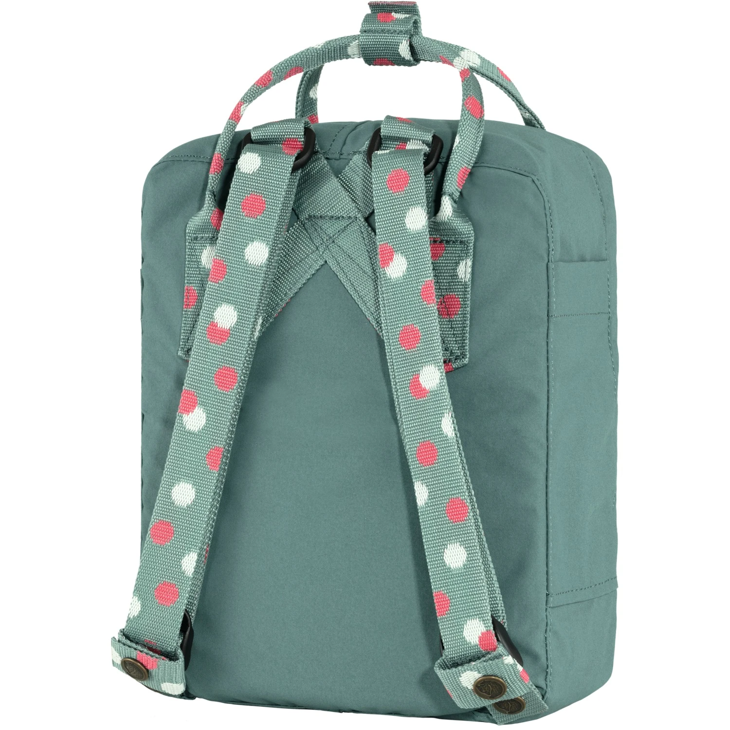 FJÄLLRÄVEN Fjällräven Kånken Mini Rugzak - Frost Green/confetti Pattern 2 FJÄLLRÄVEN Fjällräven Kånken Mini Rugzak - Frost Green/confetti Pattern - Afbeelding 2