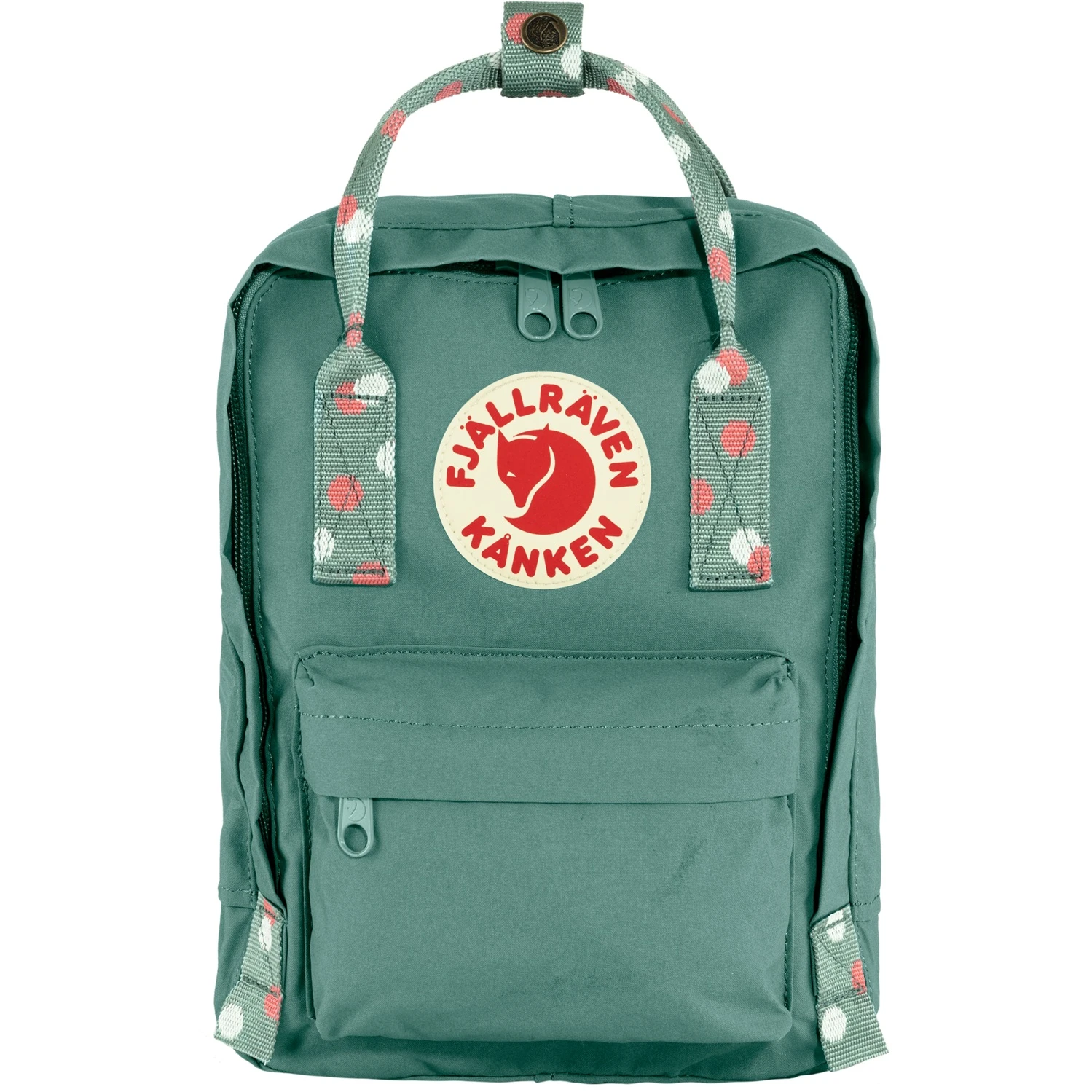 FJÄLLRÄVEN Fjällräven Kånken Mini Rugzak - Frost Green/confetti Pattern 3 FJÄLLRÄVEN Fjällräven Kånken Mini Rugzak - Frost Green/confetti Pattern - Afbeelding 3