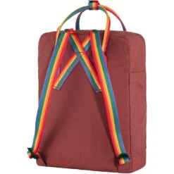 FJÄLLRÄVEN Fjällräven Kånken Rainbow Rugzak - Ox Red 18 FJÄLLRÄVEN Fjällräven Kånken Rainbow Rugzak - Ox Red -Fjällräven fjaellraeven kanken rainbow backpack ox red rainbow pattern 14 1352720