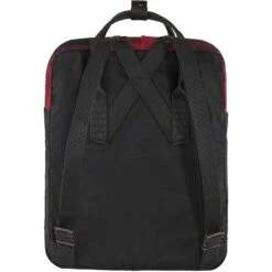 FJÄLLRÄVEN Fjällräven Kanken Re-Wool Rugzak - Red-black -Fjällräven fjaellraeven kanken re wool backpack red black 2 1025410