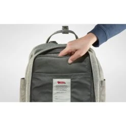 FJÄLLRÄVEN Fjällräven Kanken Re-Wool Laptop 15" Rugzak - Granite Grey -Fjällräven fjaellraeven kanken re wool laptop 15 backpack granite grey 10 1025454