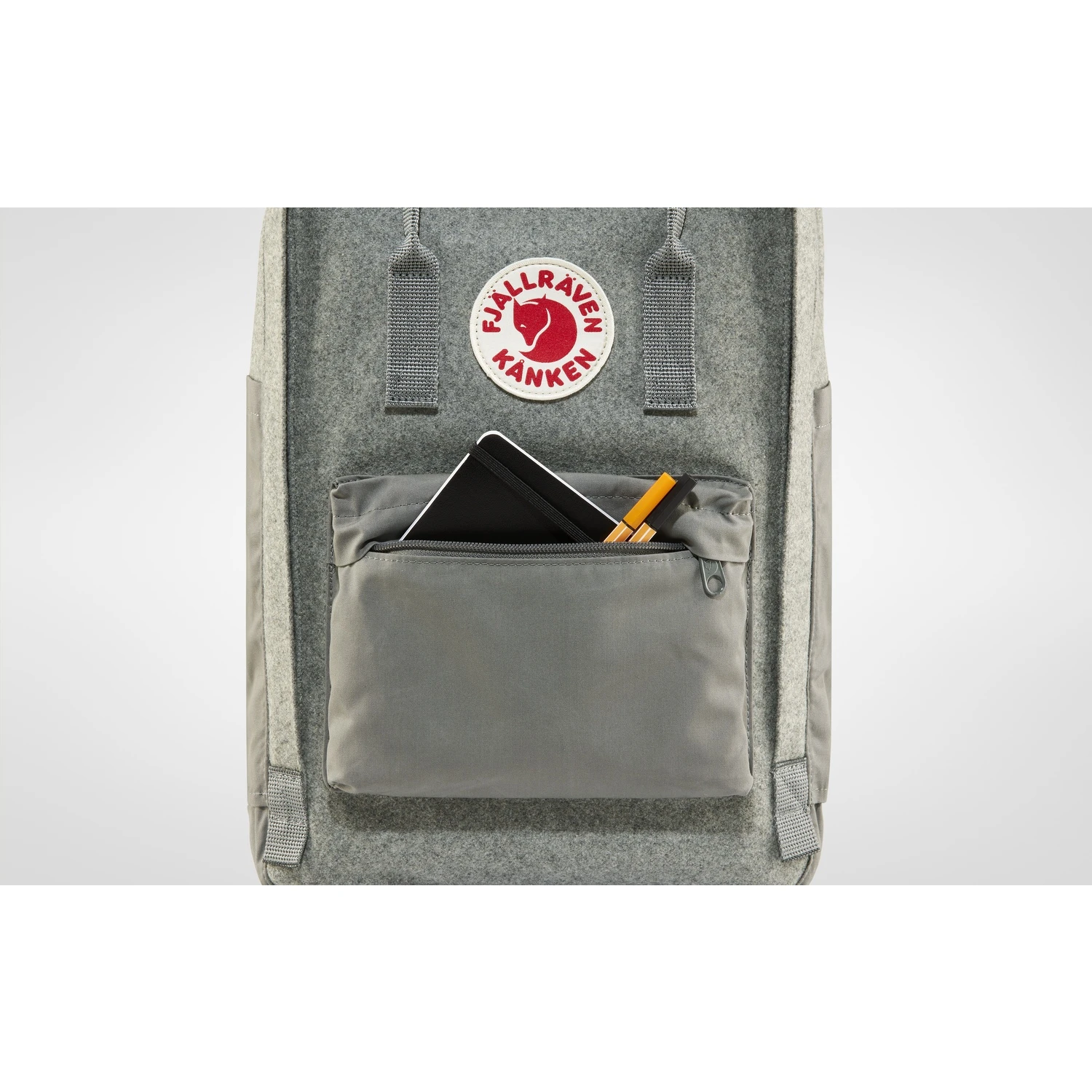 FJÄLLRÄVEN Fjällräven Kanken Re-Wool Laptop 15" Rugzak - Red-black 7 FJÄLLRÄVEN Fjällräven Kanken Re-Wool Laptop 15" Rugzak - Red-black - Afbeelding 7
