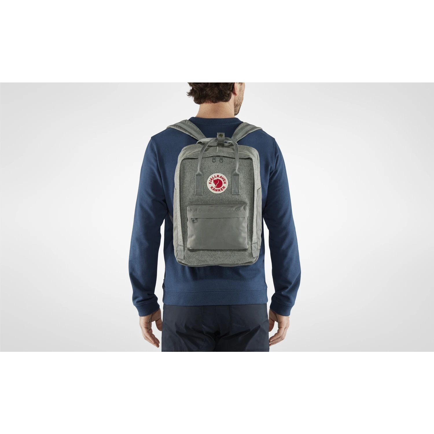 FJÄLLRÄVEN Fjällräven Kanken Re-Wool Laptop 15" Rugzak - Red-black 11 FJÄLLRÄVEN Fjällräven Kanken Re-Wool Laptop 15" Rugzak - Red-black - Afbeelding 11