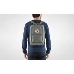FJÄLLRÄVEN Fjällräven Kanken Re-Wool Laptop 15" Rugzak - Granite Grey -Fjällräven fjaellraeven kanken re wool laptop 15 backpack granite grey 6 1025459