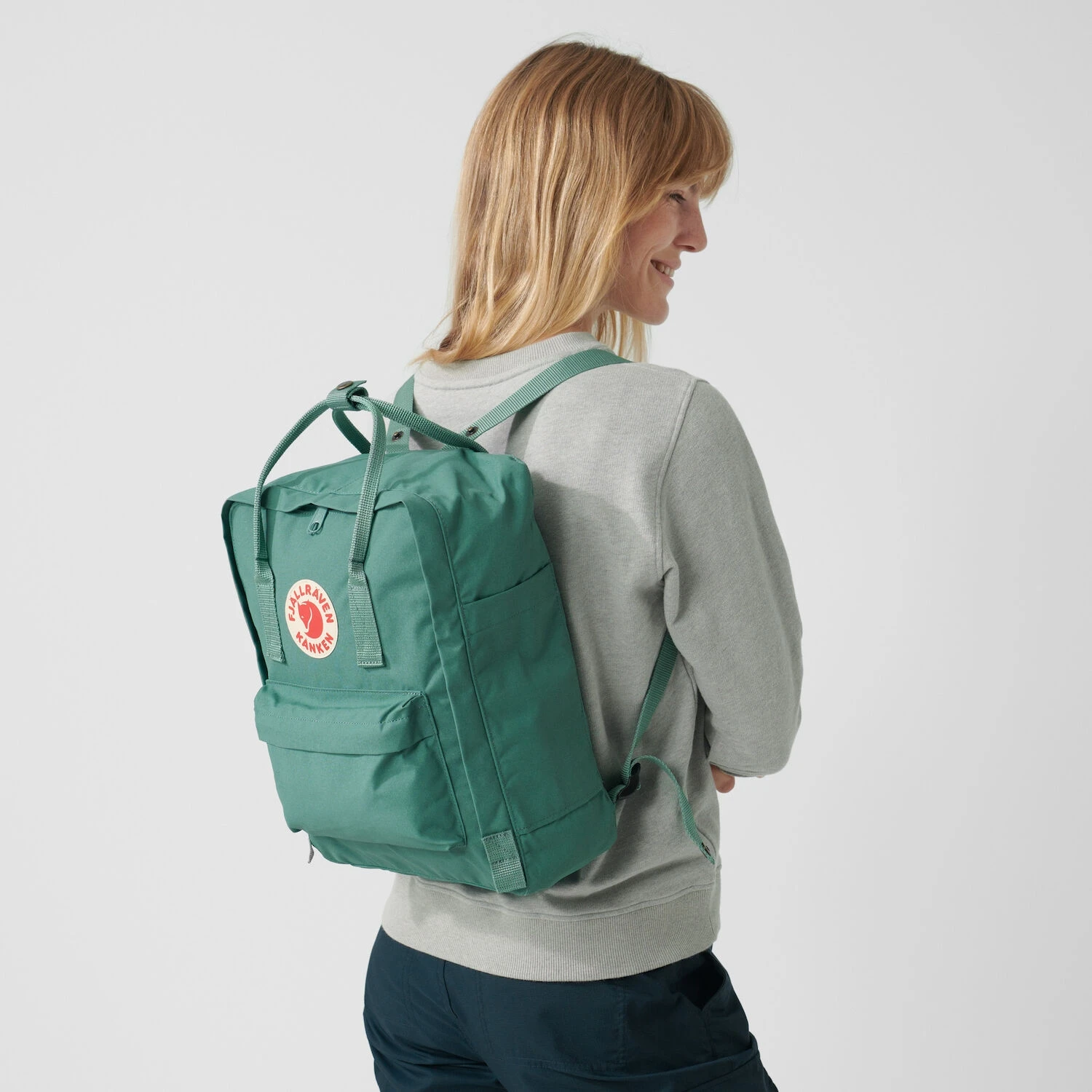FJÄLLRÄVEN Fjällräven Kånken Rugzak - Arctic Green/spicy Orange 11 FJÄLLRÄVEN Fjällräven Kånken Rugzak - Arctic Green/spicy Orange - Afbeelding 11
