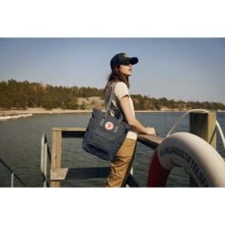 FJÄLLRÄVEN Fjällräven Kånken Totepack Tas 14L - Navy -Fjällräven fjaellraeven kanken totepack bag fog 10 932952 1