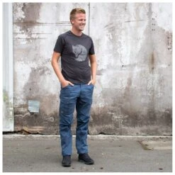 FJÄLLRÄVEN Nils Trousers - Jeans -Fjällräven fjaellraeven nils trousers jeans detail 3