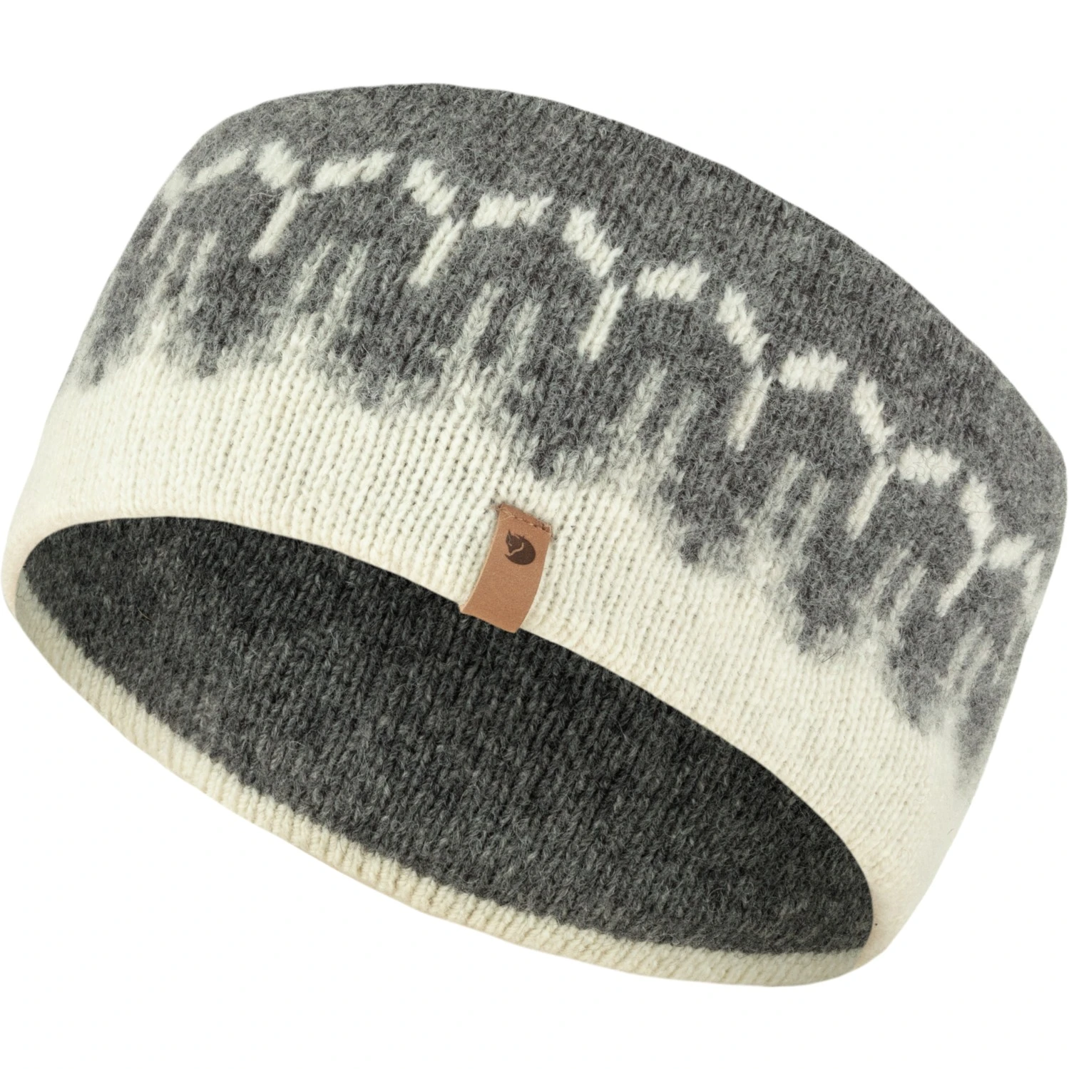 FJÄLLRÄVEN Fjällräven Övik Path Knit Hoofdband - Chalk White-grey 1 FJÄLLRÄVEN Fjällräven Övik Path Knit Hoofdband - Chalk White-grey