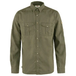 FJÄLLRÄVEN Övik Travel Shirt L/S - Overhemd -Fjällräven fjaellraeven oevik travel shirt l s overhemd 1