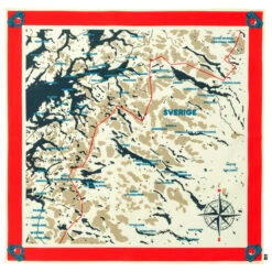 FJÄLLRÄVEN Swedish Classic Map Scarf - Halsdoek -Fjällräven fjaellraeven swedish classic map scarf halsdoek 1