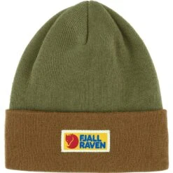 FJÄLLRÄVEN Fjällräven Vardag Classic Beanie - Buckwheat Brown-laurel Green -Fjällräven fjaellraeven vardag classic beanie buckwheat brown laurel green 3 1507750