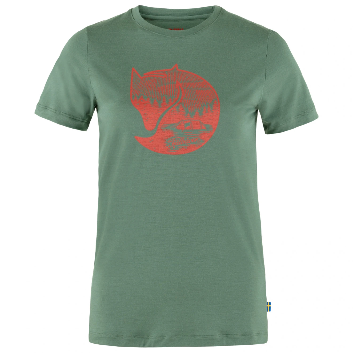 FJÄLLRÄVEN Women's Abisko Wool Fox S/S - Merinoshirt 1 FJÄLLRÄVEN Women's Abisko Wool Fox S/S - Merinoshirt