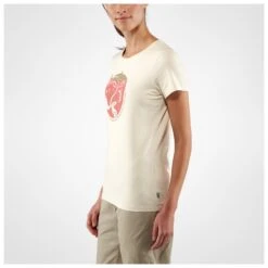 FJÄLLRÄVEN Women's Arctic Fox Print - T-shirt 15 FJÄLLRÄVEN Women's Arctic Fox Print - T-shirt -Fjällräven fjaellraeven womens arctic fox print t shirt detail 4