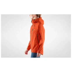 FJÄLLRÄVEN Women's Bergtagen Lite Eco-Shell Jacket - Regenjas -Fjällräven fjaellraeven womens bergtagen lite eco shell jacket regenjas detail 5