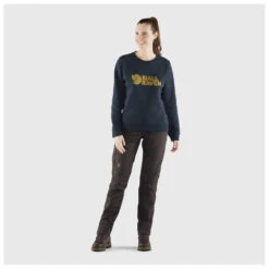 FJÄLLRÄVEN Women's Fjällräven Logo Sweater - Trui -Fjällräven fjaellraeven womens fjaellraeven logo sweater trui detail 3