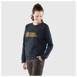 FJÄLLRÄVEN Women's Fjällräven Logo Sweater - Trui -Fjällräven fjaellraeven womens fjaellraeven logo sweater trui detail 4