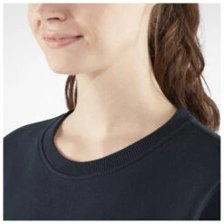 FJÄLLRÄVEN Women's Fjällräven Logo Sweater - Trui -Fjällräven fjaellraeven womens fjaellraeven logo sweater trui detail 7
