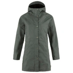 FJÄLLRÄVEN Women's Karla Hydratic Jacket - Lange Jas -Fjällräven fjaellraeven womens karla hydratic jacket lange jas